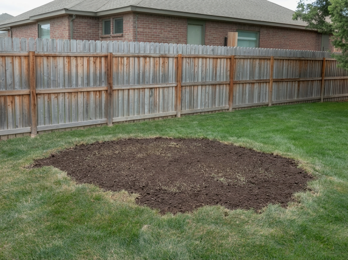 After - Stump Grinding & Yard Restoration